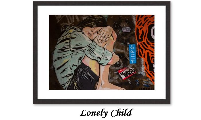 Lonely Child Framed Print